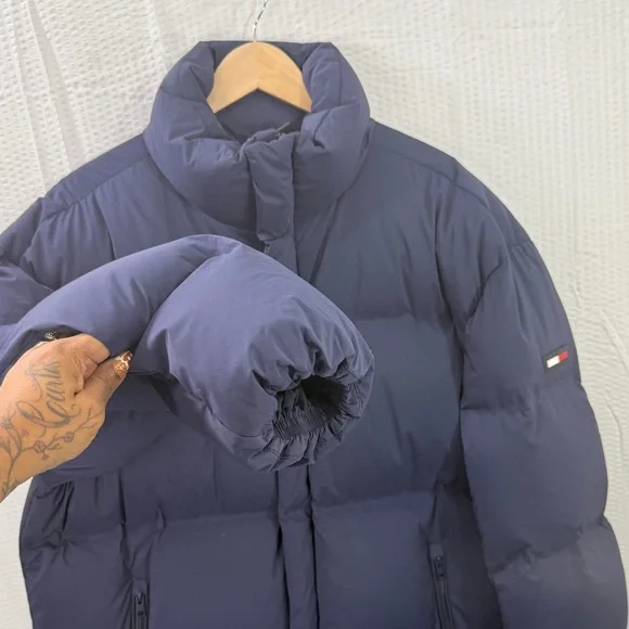 Tommy Jeans ALASKA - Winter Puffer parka coat dark night navy Men’s Size XL